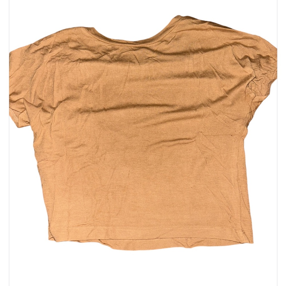 Zara beige crop top